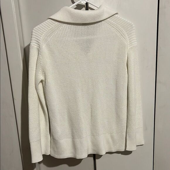 J.Crew Elegant White Knit Sweater XS - Picture 2 of 11